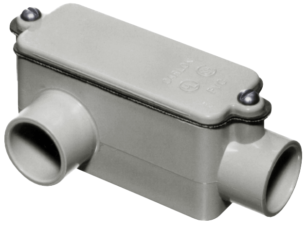 T & B Rigid Non-Metallic Conduit Body, Carlon Type LR